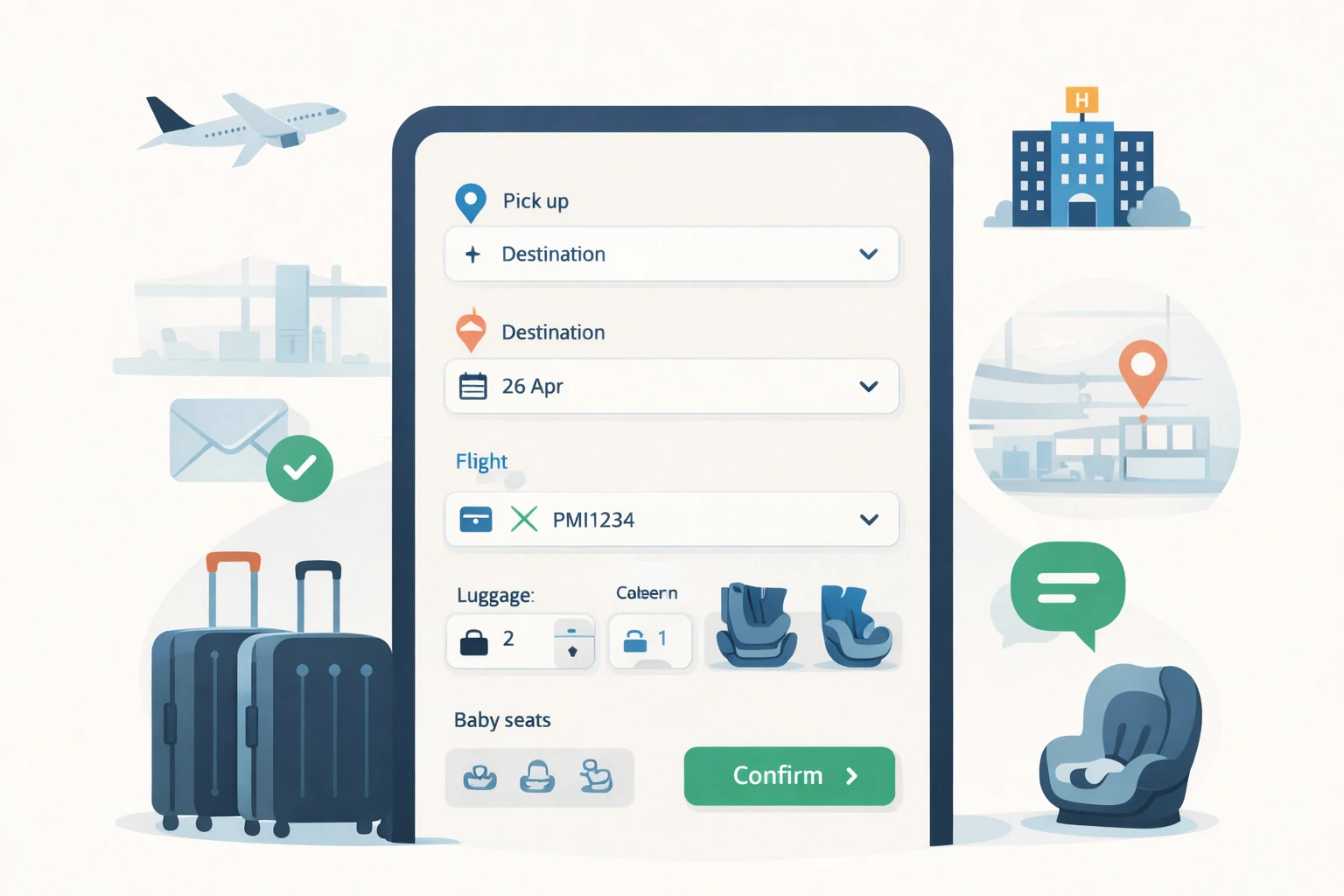 📝 Cómo reservar tu transfer en Mallorca: paso a paso (2–3 min)