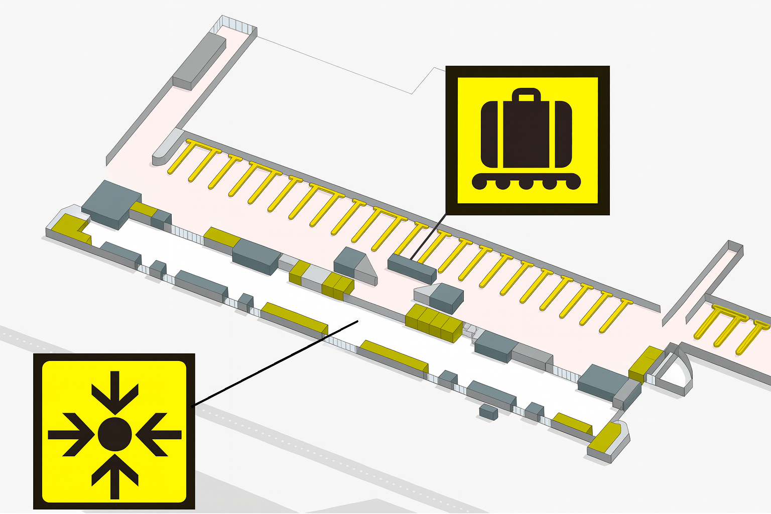 Meeting point at Palma de Mallorca Airport