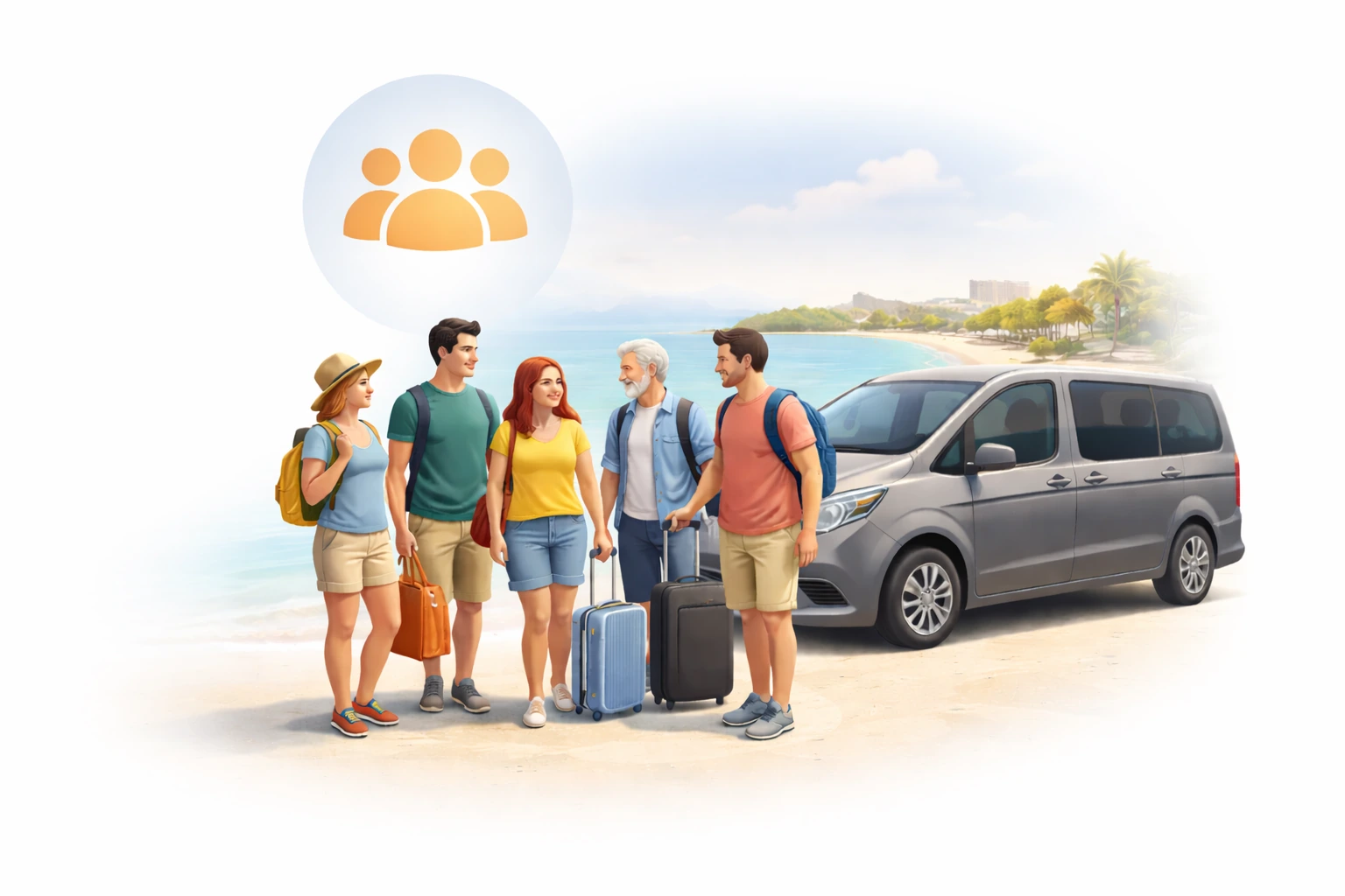 👥 Gruppentransfers auf Mallorca: Sitzplätze, Minivans und Mehrfachbuchungen