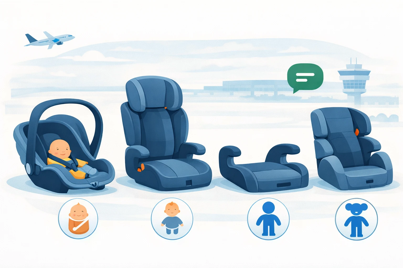 👶 Sillas de bebé y niños en transfer en Mallorca: cómo pedirlas