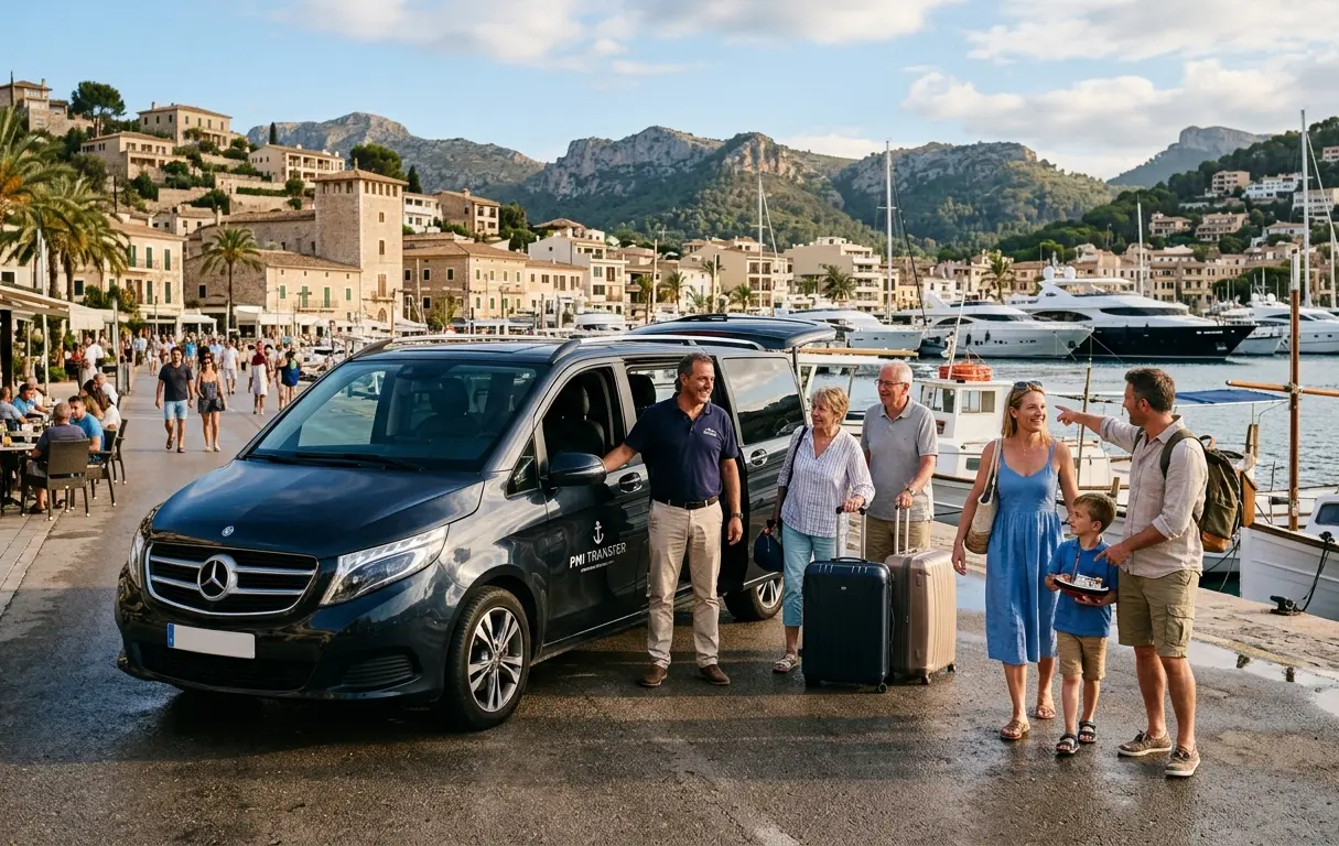 ⚓ Transfer Aeropuerto Palma (PMI) → Puerto de Andratx: precio fijo y recogida clara